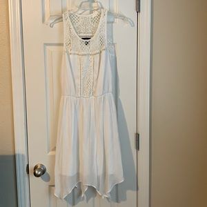 Asymmetrical lace breezy dress